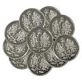 Ganesha Lakshmi Pure Silver (999) 5 Gram Coin (Pack of 10 Coins)